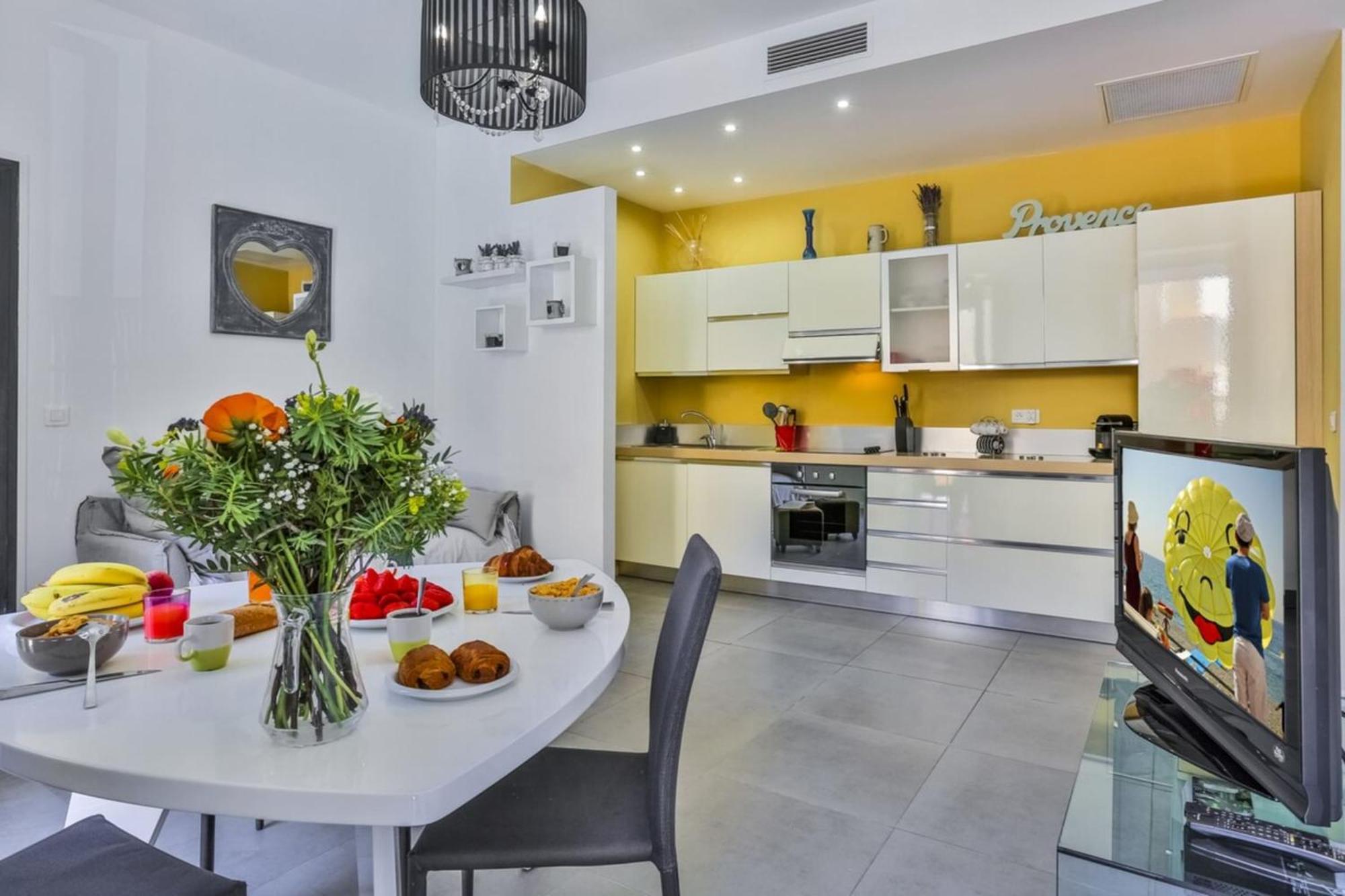 France 82 D - 2 Rooms - Terrace - 1 Min To The Sea Nizza Exterior foto