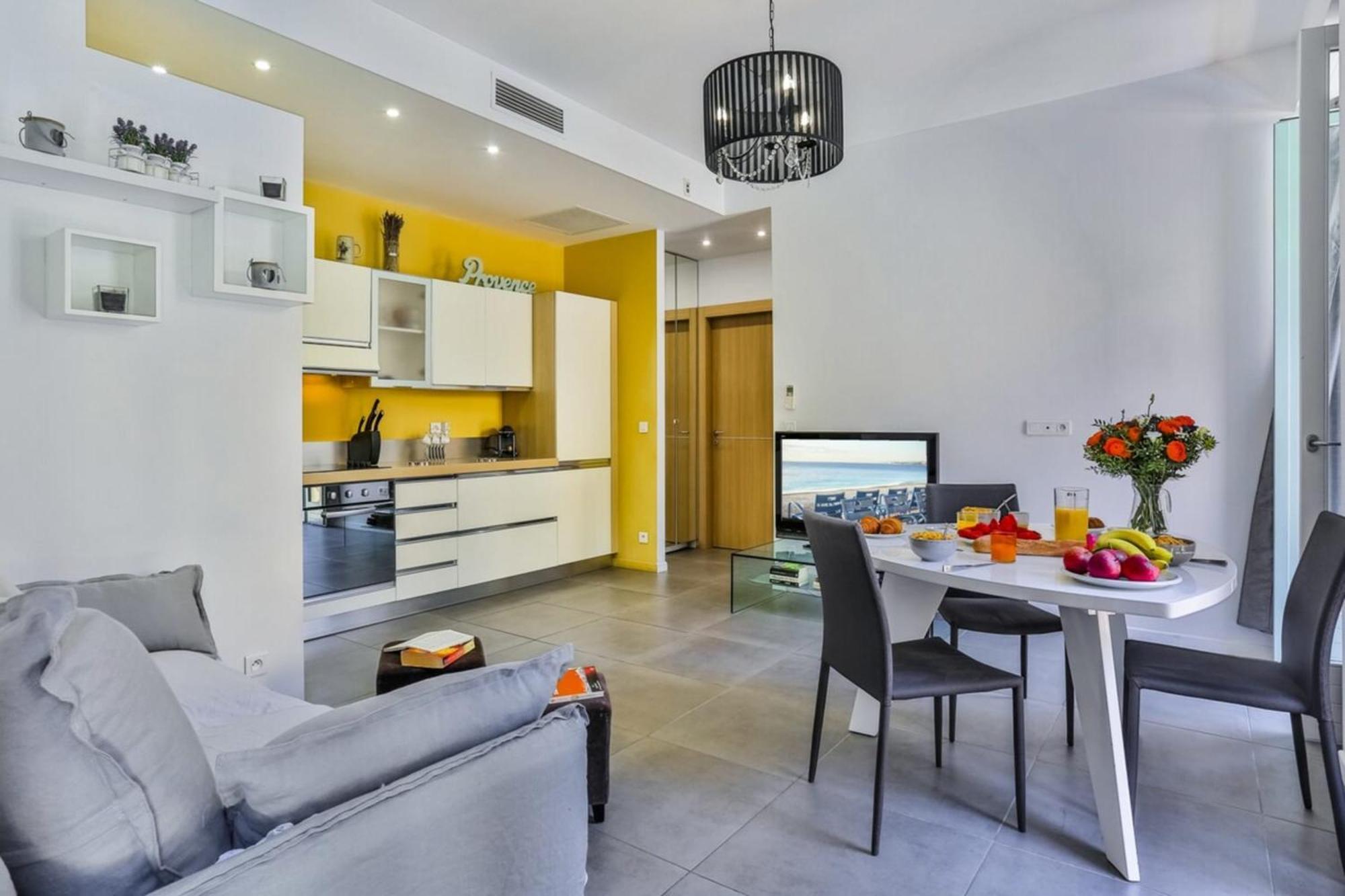 France 82 D - 2 Rooms - Terrace - 1 Min To The Sea Nizza Exterior foto
